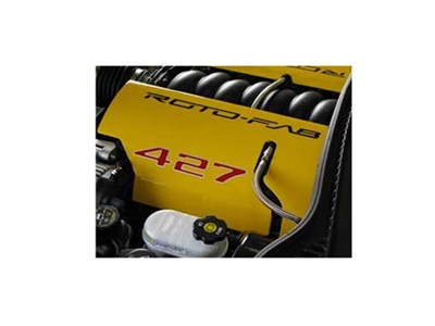 Roto-Fab 12115001 LS7 ZO6 Corvette Engine Covers Aluminum Engine Covers - Carbon Fiber Finish