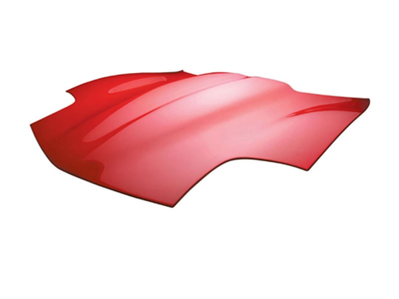 RK Sport 04011110 Fiberglass High Rise Hood 1997-2004 Corvette C5