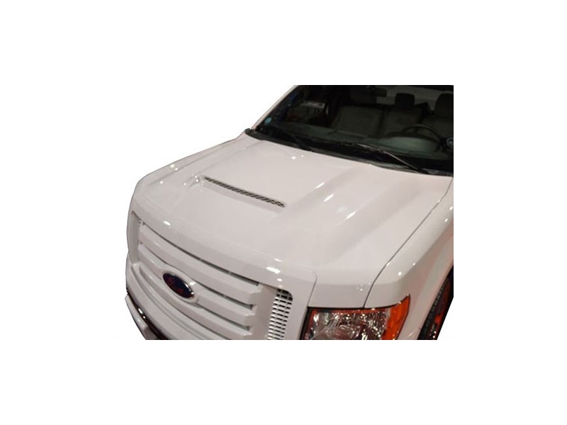RKSport 19013000 Functional Ram Air Fiberglass Hood for 2009-2014 Ford F-150