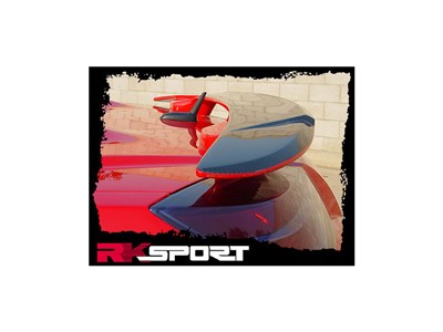 RK Sport 32012010 Fiberglass Rear Spoiler for 2007-2010 Saturn Sky