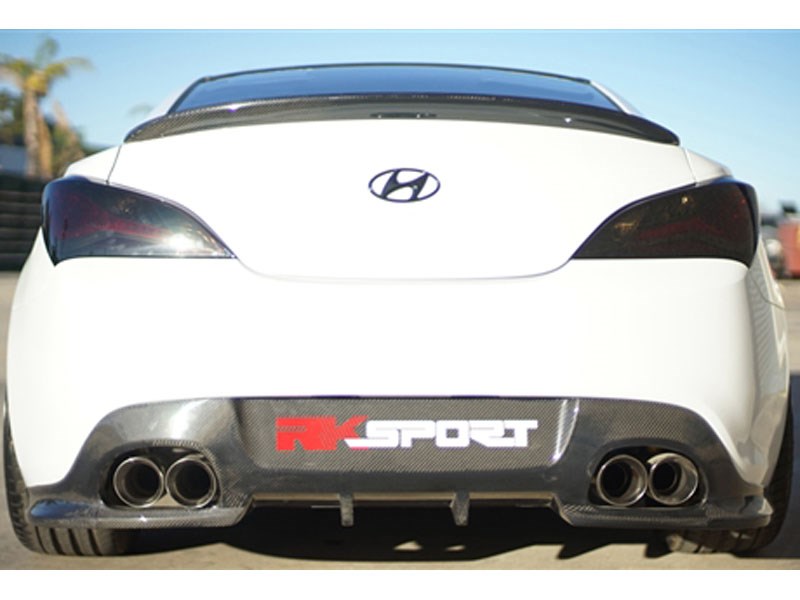 RK Sport 49012014 Fiberglass Diffuser fits 2010-2016 Hyundai Genesis Coupe