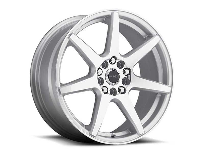 Raceline Wheels 131S-87591+42 18x7.5 Evo 131S Silver 7 Spoke 42 Offset 5x112/5x120 BP 74.1 Bore