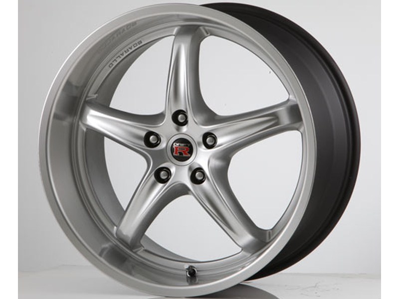 Scarallo Motorsport Drift-R 20x10 / 20x11 Wheels, Lightning Silver with Polished Lip
