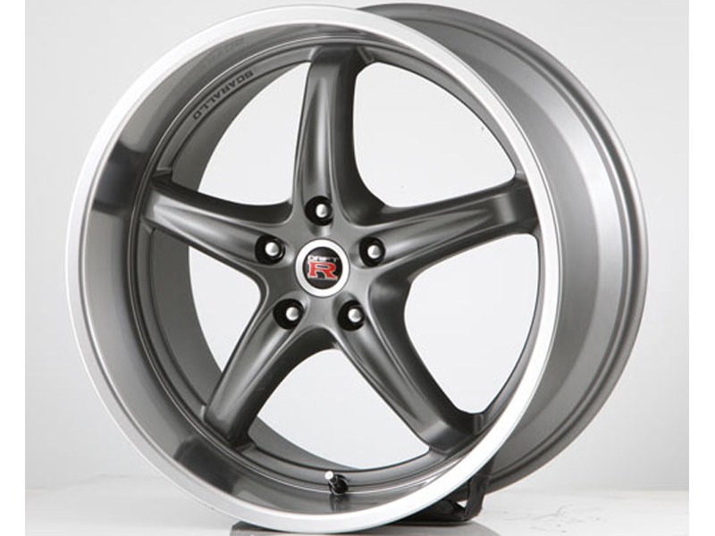 Scarallo Motorsport Drift-R 20x10 / 20x11 Wheels, Titanium with Polished Lip
