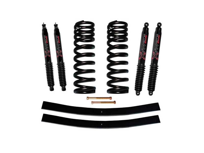 Skyjacker 172EBK-B 1.5-2" Lift Kit with Black Max Shocks for 75-77 Bronco