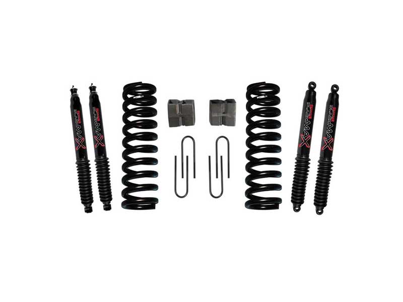 Skyjacker 174EBK-B 5" Lift Kit with Black Max Shocks for 75-77 Bronco