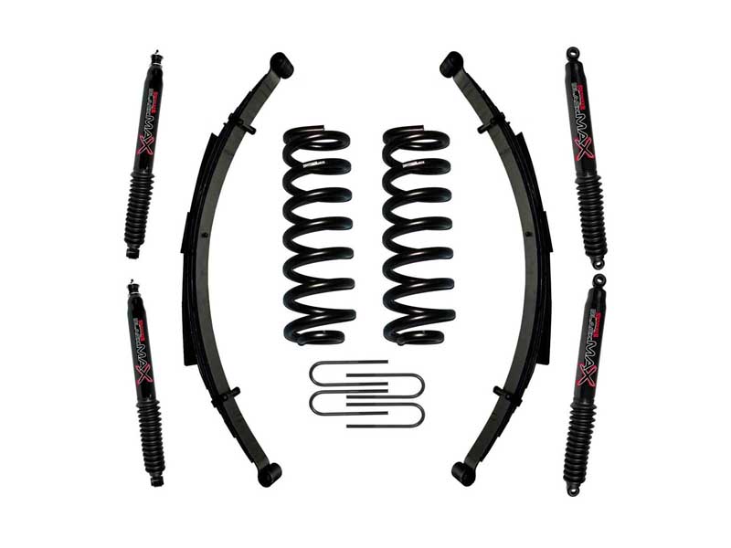 Skyjacker 176PKS-B Lift Kit w/Shock Black MAX Shocks 6" Lift