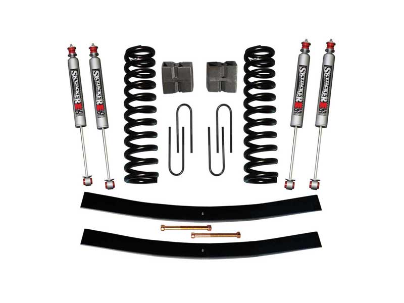 Skyjacker 179BK-M Bronco Lift Kit 78-79 Bronco w/M95 Performance Shocks 9" Lift Rear Add-A-Leafs