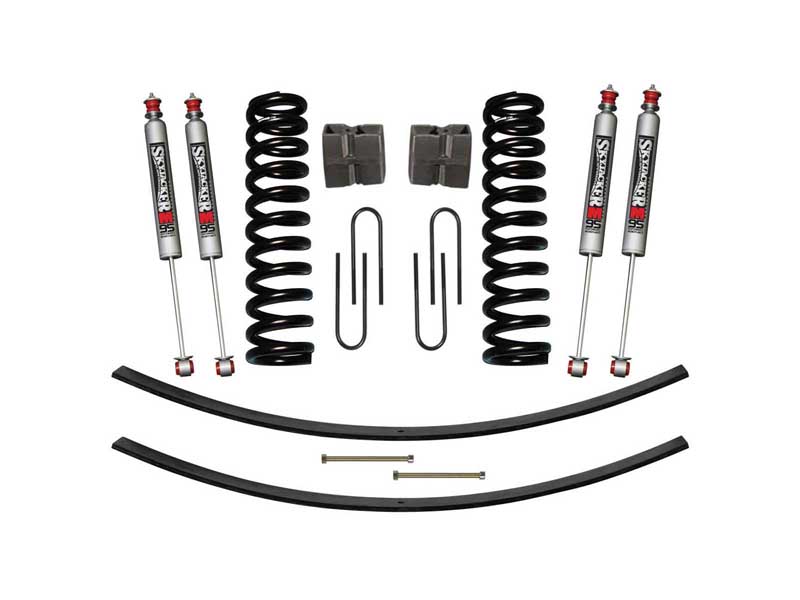 Skyjacker 179PK-M Lift Kit w/M95 Performance Shocks 9" Lift Rear U-Bolt Kit Rear Block