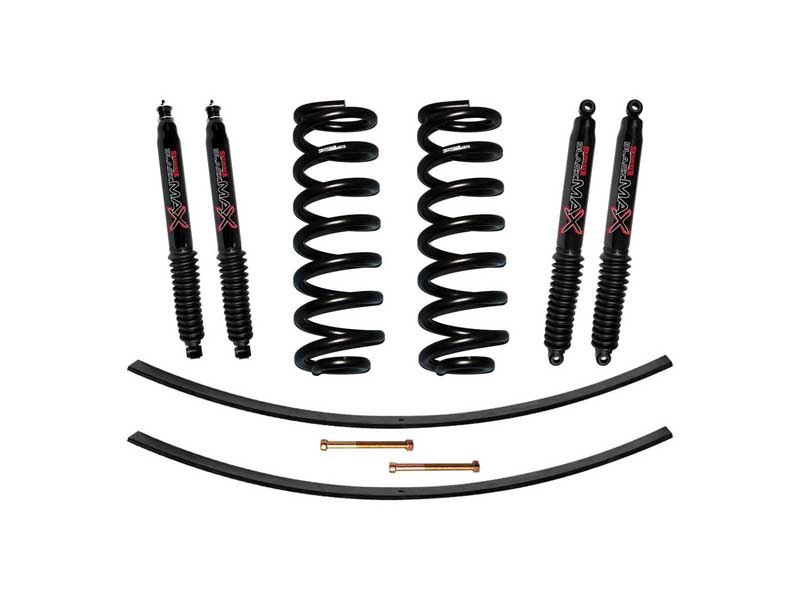 Skyjacker 182K-B Lift Kit w/Shock Black MAX Shocks 1.5-2" Lift
