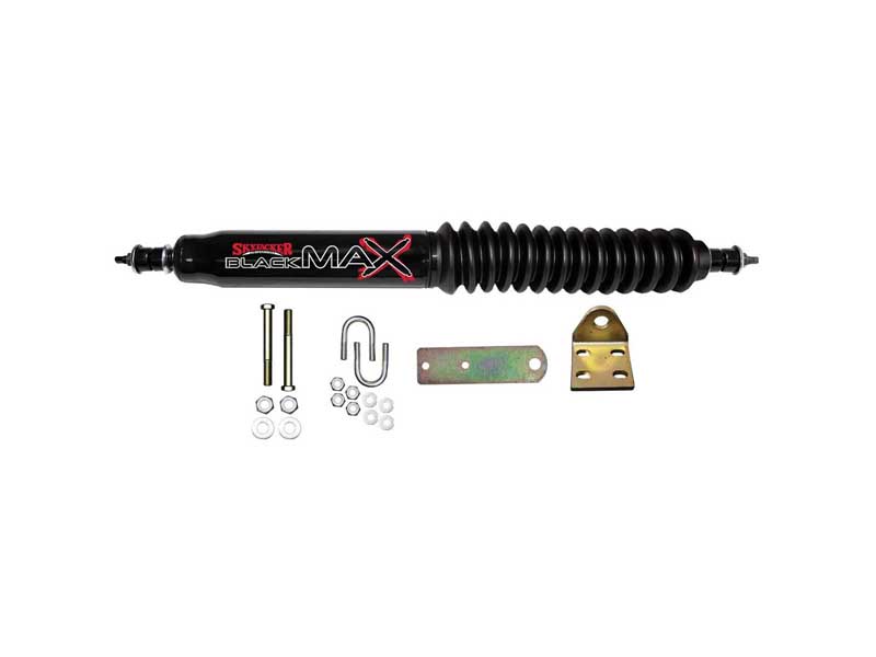 Skyjacker 8109 Steering Stabilizer Single Kit Black Single Kit 87-95 Jeep Wrangler