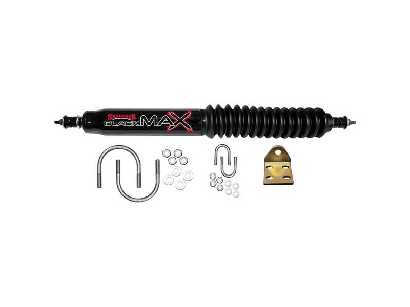Skyjacker 8110 Steering Stabilizer Single Kit Black Single Kit For Use w/Straight Axle