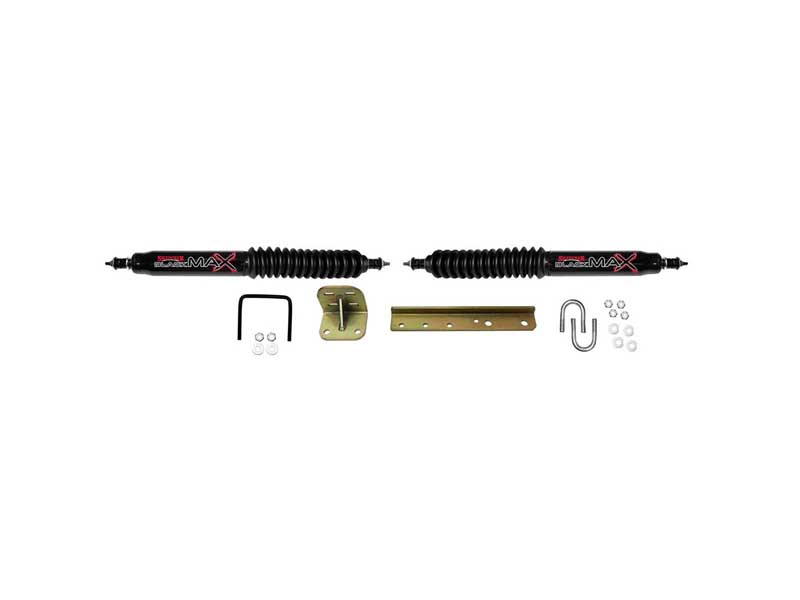 Skyjacker 8200 Steering Stabilizer Dual Kit Black Dual Kit for Jeep & Willys