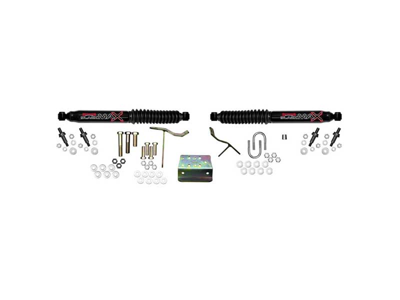 Skyjacker 8213 Steering Stabilizer Dual Kit Black Dual Kit 03-08 Dodge Ram 2500/3500