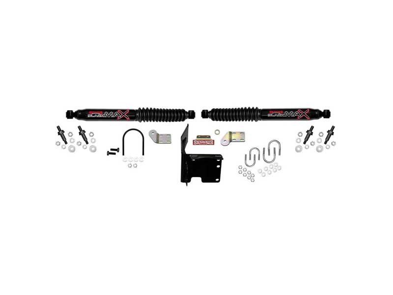 Skyjacker 8214 Steering Stabilizer Dual Kit Black Dual Kit 13-18 Ram 3500 14-18 Ram 2500