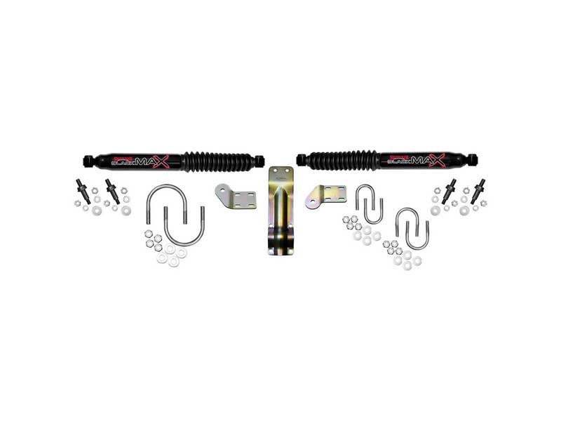 Skyjacker 8218 Steering Stabilizer Dual Kit Black Dual Kit 98-01 Ram 1500 98-02 Ram 2500/3500
