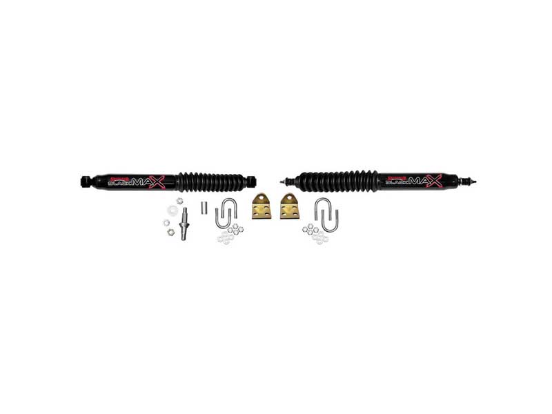 Skyjacker 8219 Steering Stabilizer Dual Kit Black Dual Kit 97-06 Jeep TJ