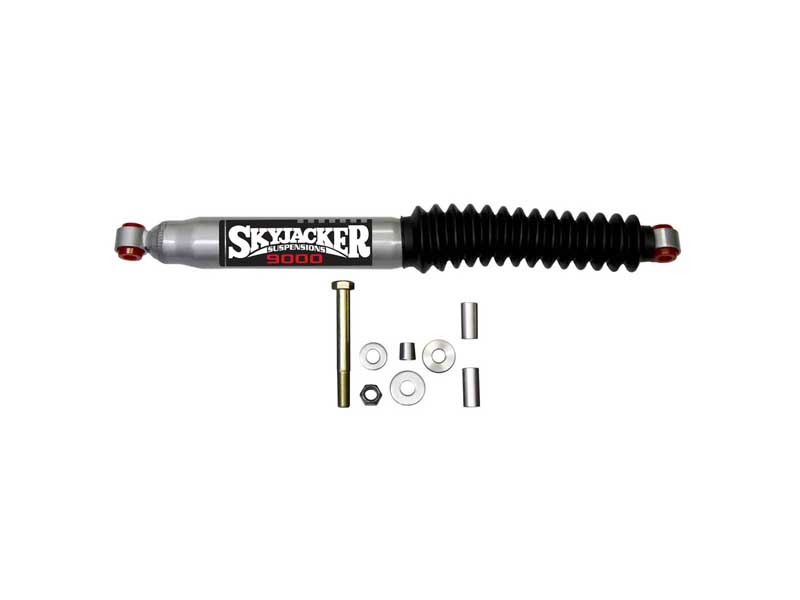 Skyjacker 9013 Steering Stabilizer HD OEM Replacement Kit Silver w/Black Boot for Ram
