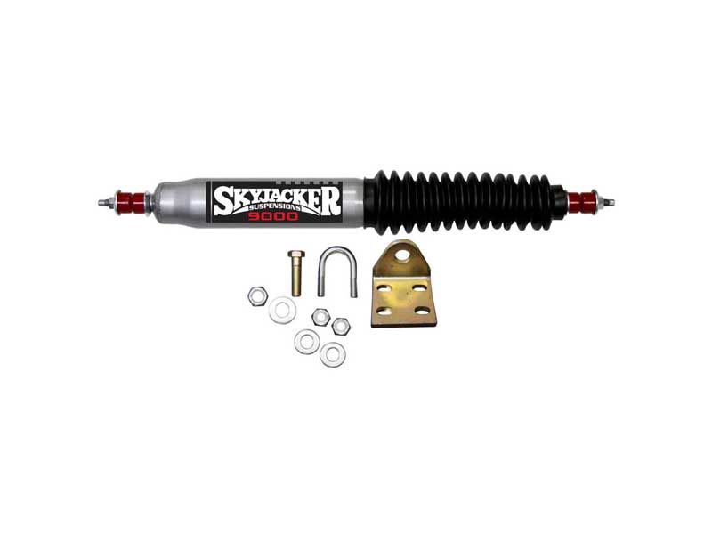 Skyjacker 9070 Steering Stabilizer HD OE Replacement Silver w/Black Boot 79-85 Pickup 84-85 4Runner