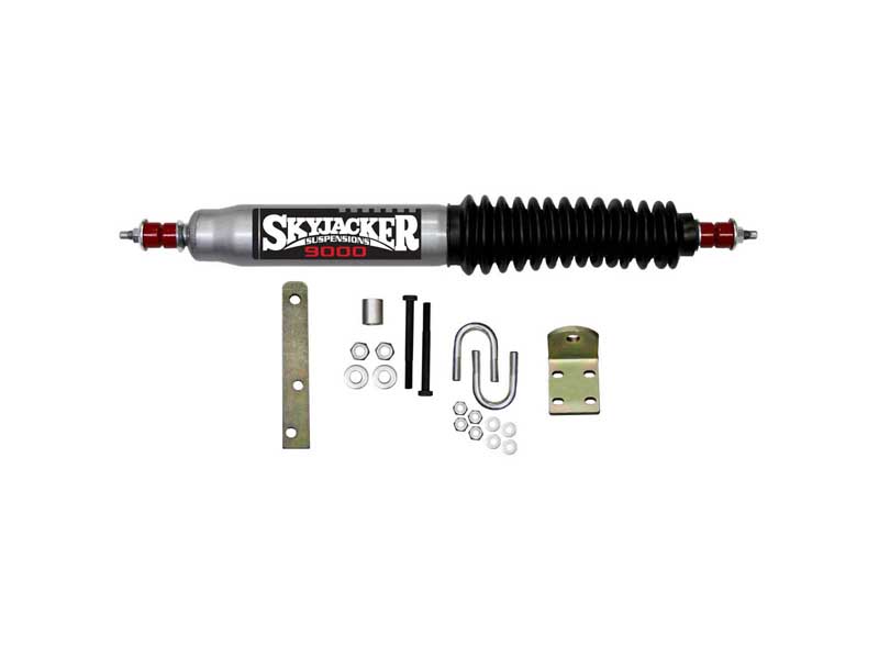 Skyjacker 9186 Steering Stabilizer Single Kit Silver w/Black Boot 86-95 4Runner 86-95 Toyota Pickup