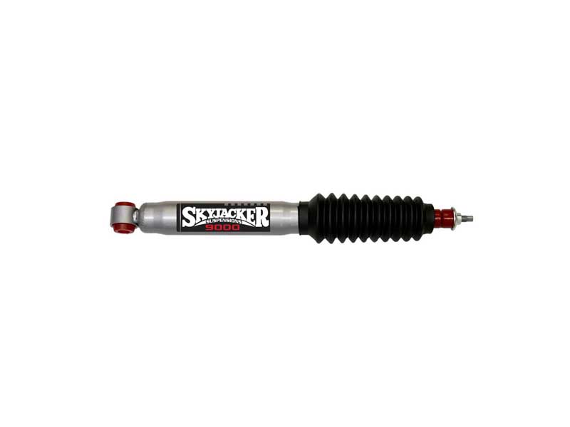 Skyjacker 9500 Steering Stabilizer Extended 17.06" Collapsed Length 10.48" Silver w/Black Boot