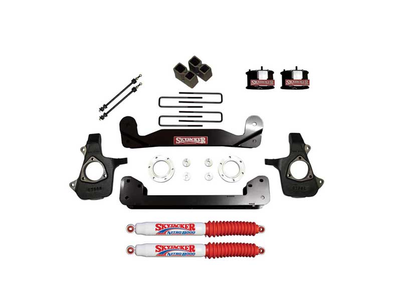 Skyjacker C14460PK-N Lift Kit 14-16 Silverado/Sierra 1500 w/Shock Nitro Shocks 4" Lift