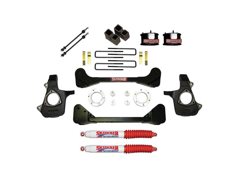 Skyjacker C7360PK-N 4" Lift Kit w/Shock Nitro Shocks 07-13 Silverado/Sierra 1500