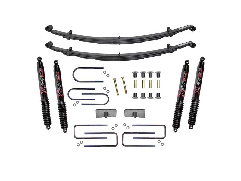 Skyjacker D200CDK-B Lift Kit w/Shock Black MAX Shocks 2.5" Front/2" Rear Lift Kit