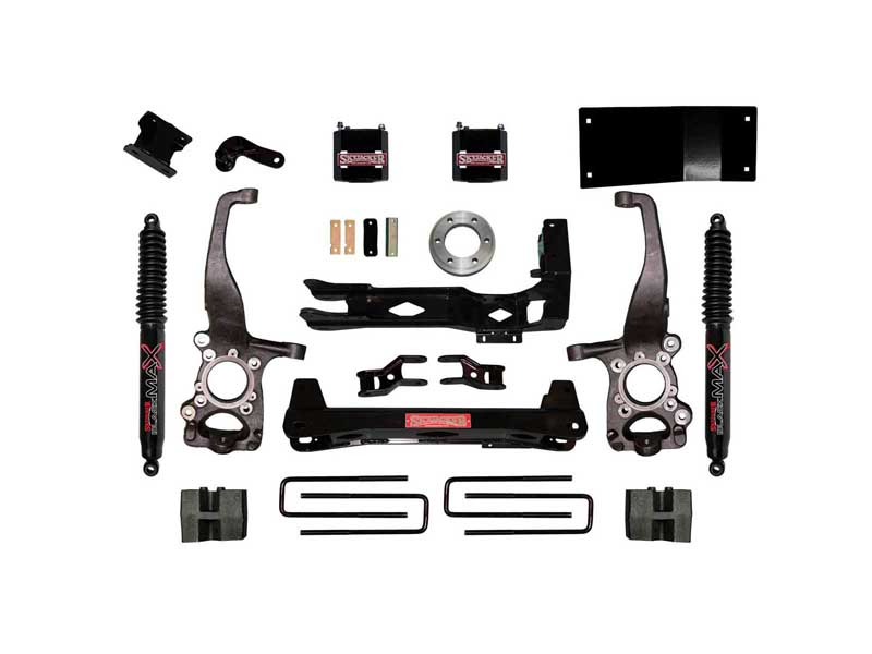 Skyjacker F1545BKB 4.5" Lift Kit with Black Max Shocks for 15-19 Ford F150