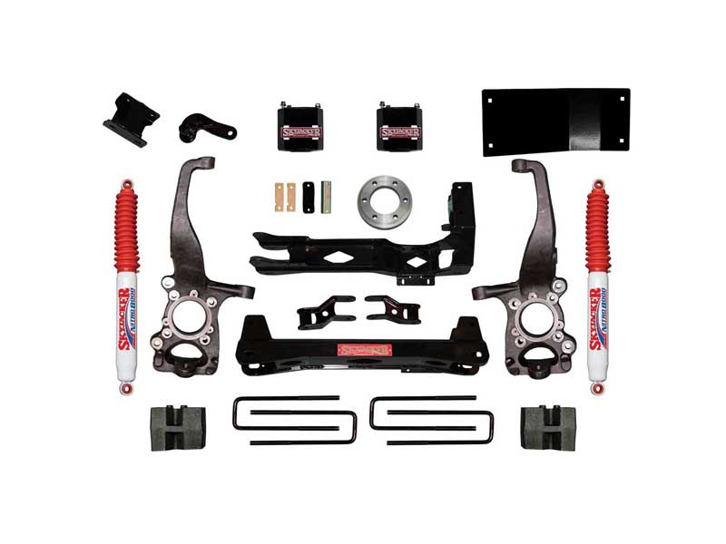 Skyjacker F1545BKN 4.5" Lift Kit 15-19 F150 Rear Nitro 8000 Shocks And Block Kit