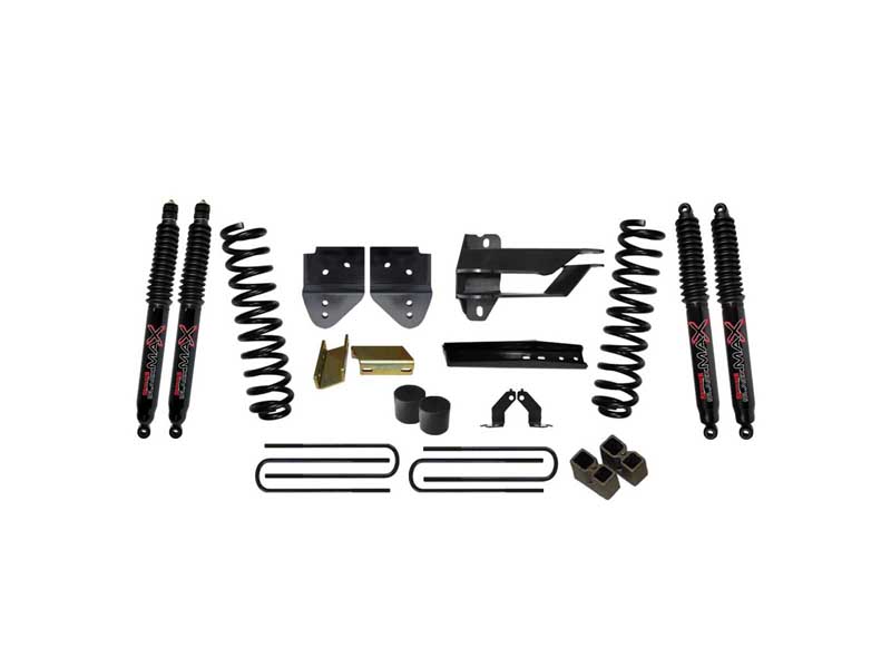Skyjacker F17401K3-B 4" Lift Kit with Black Max Shocks for 17-19 F350 Black Max 8500 Shocks