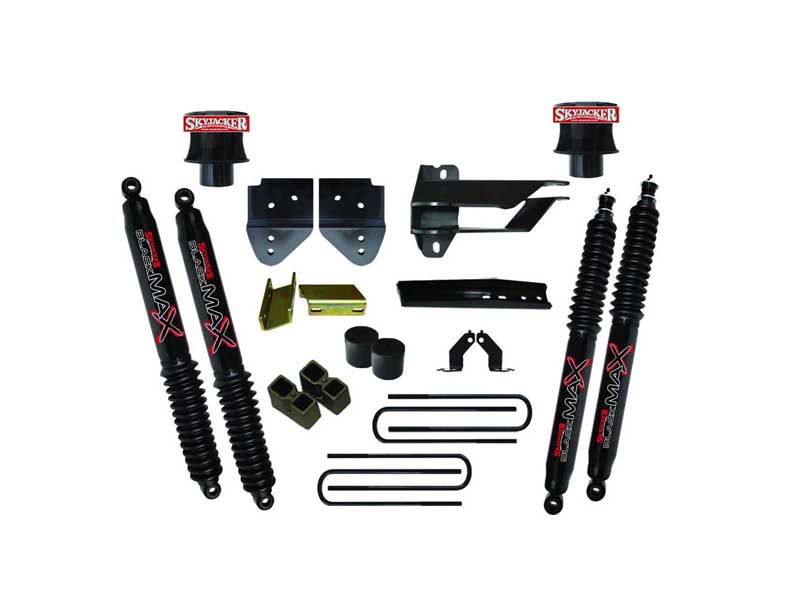 Skyjacker F1740SPB3 4" Lift Kit with Black Max Shocks for 17-19 Ford F350 Super Duty