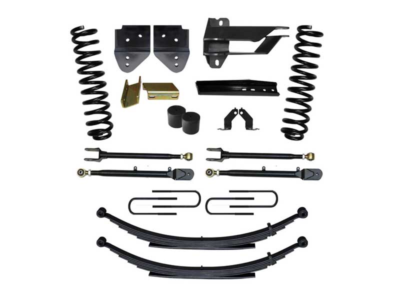 Skyjacker F174524KS Class II 4" Lift Kit Adjustable 4-Links 17-19 F250/F350 Diesel