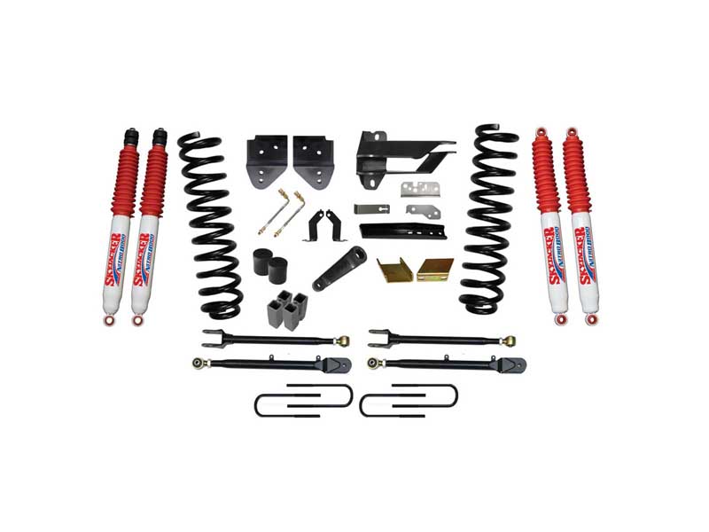 Skyjacker F176524K-N 6" Lift Kit w/Adjustable 4-Links 17-19 Ford F250 Super Duty Nitro 8000 Shocks