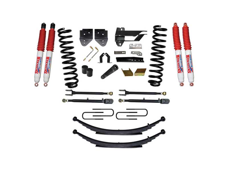 Skyjacker F176524KS-N 6" Lift Kit Adjustable 4-Links Nitro 8000 Shocks 17-19 F250/F350 Diesel