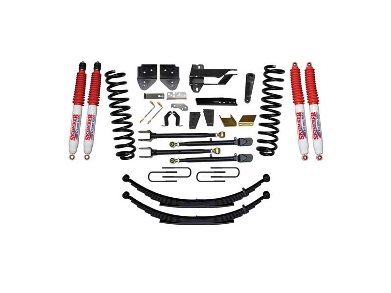 Skyjacker F17802KS-H 8.5" Lift Kit Adjustable 4-Links with Hydro 7000 Shocks for 17-19 F250/F350 Gas