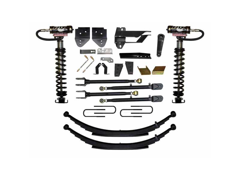 Skyjacker F1782LSKS Class II 4-Link Front Coil Over Rear Leaf 8.5" Lift Kit for 17-19 F250/F350