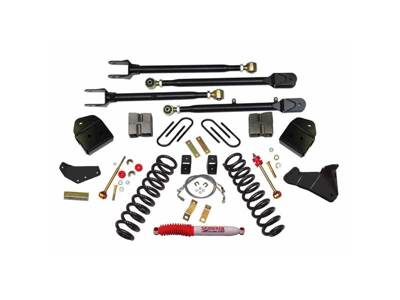 Skyjacker F54024K 4" Lift Kit 4-Link Conversion 05-07 Ford F250 Super Duty