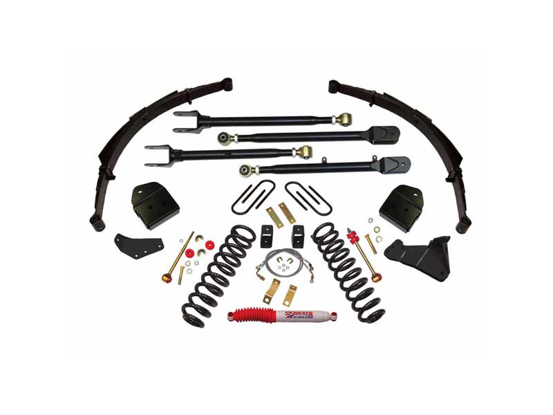 Skyjacker F54524KS 4" Lift Kit 4-Link Conversion 05-07 Ford F250 Super Duty