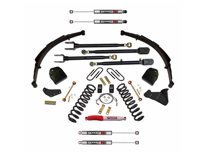 Skyjacker F84024KSH-M Lift Kit w/M95 Performance Shocks 4" Lift 4-Link Conversion 08-10 F350