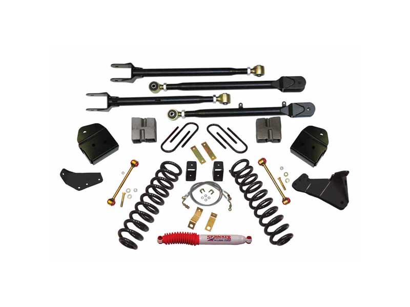 Skyjacker F84524K 4" Lift Kit with Variable Coil Spring 4-Link Conversion 08-10 F250
