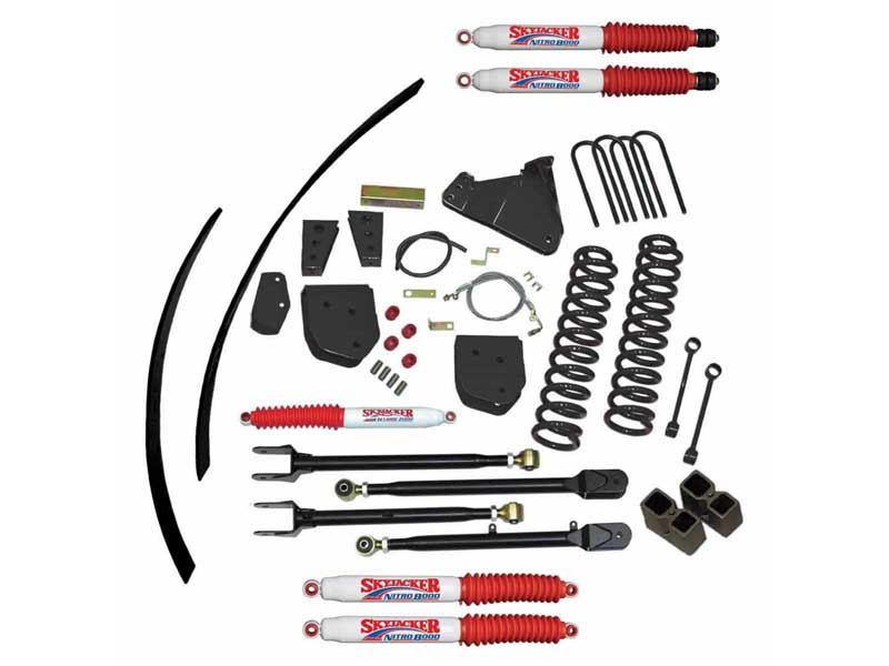 Skyjacker F8802K-N Lift Kit w/Shock Nitro Shocks 8.5" Lift 4-Link Conversion 08-10 F250