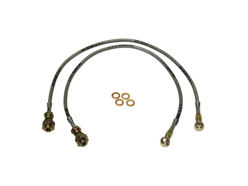 Skyjacker FBL26 Stainless Steel Brake Line 70-78 GM Suburban/Pickup Front 8600 GVWR+ 3-4" Lift Pair
