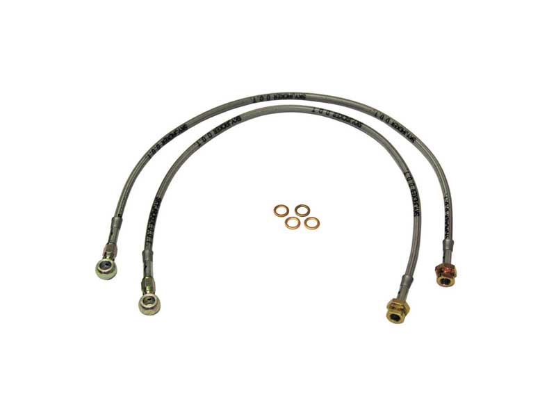 Skyjacker FBL27 Stainless Steel Brake Line 79-91 Suburban Chevy/GMC Front 8600 GVWR+ 3-4" Lift Pair