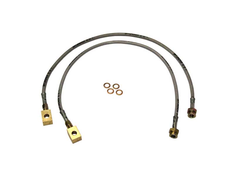 Skyjacker FBL35 Stainless Steel Brake Line 83-88 Ranger 84-88 Bronco II Front 4-8" Lift Pair