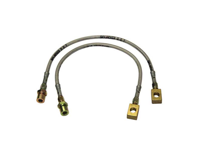 Skyjacker FBL412 Jeep Stainless Steel Brake Line 77-81 Front Lift Height 0-2.5" Pair
