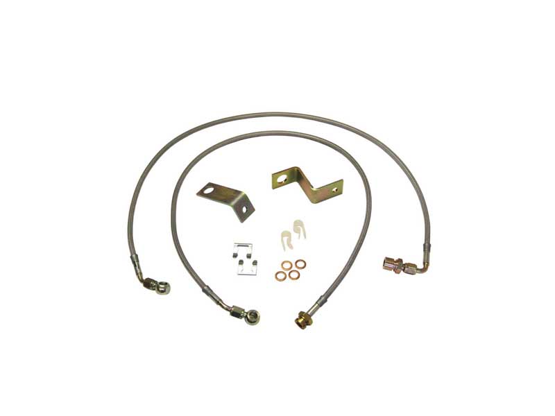 Skyjacker FBL54 Stainless Steel Brake Line 05-07 F250/F350 Front Lift Height 4" Pair