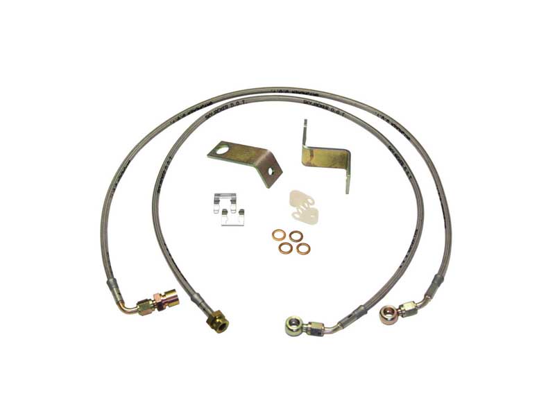 Skyjacker FBL56 Stainless Steel Brake Line 05-07 F250/F350 Front 4-8" Lift Pair