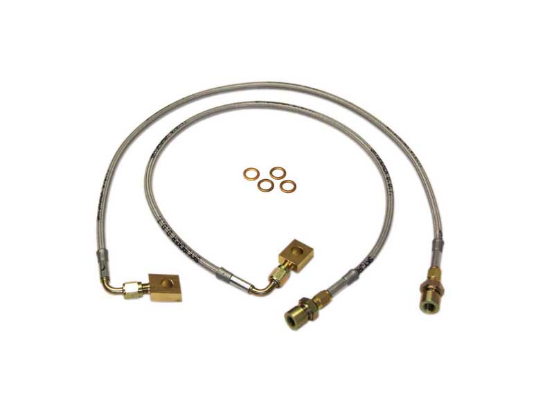 Skyjacker FBL92 Excursion/Stainless Steel Brake Line 00-04 Superduty/Excursion Front 4-8" Lift Pair