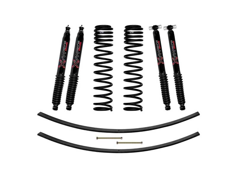 Skyjacker JC301BPBLT 3" Lift Kit with Black Max Shocks for 84-01 Cherokee XJ